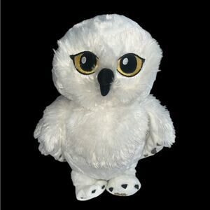 BUILD A BEAR HEDWIG Owl 13" Plush Stuffed Owl White Harry Potter Wizarding World